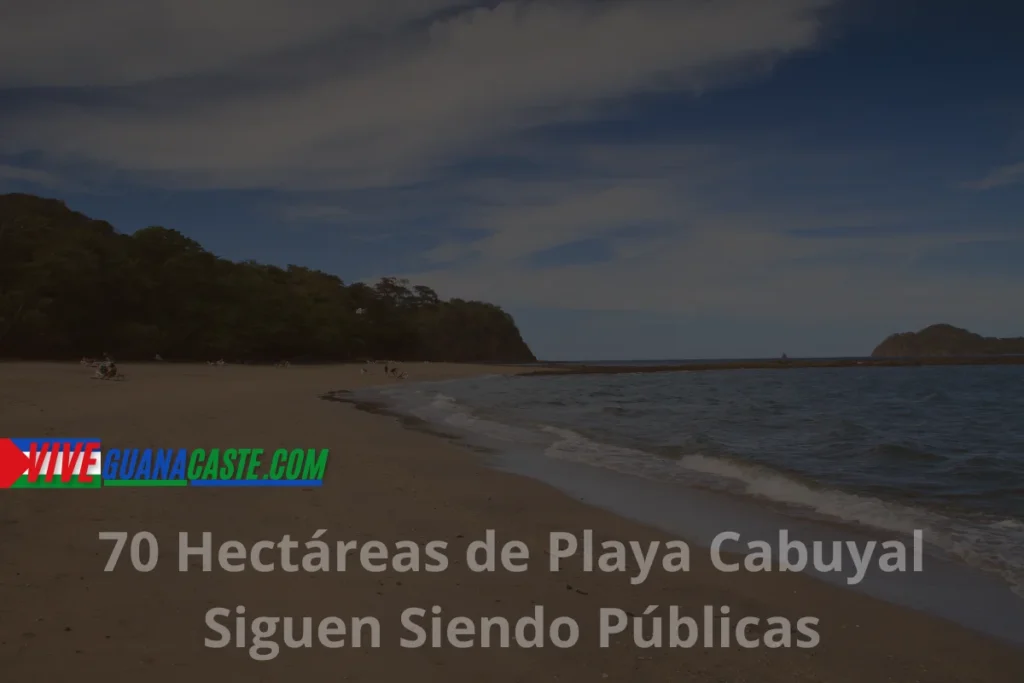 Playa Cabuyal en Liberia, un paraíso natural protegido de la privatización.