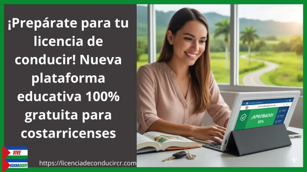 examen teórico de licencia de conducir Costa Rica