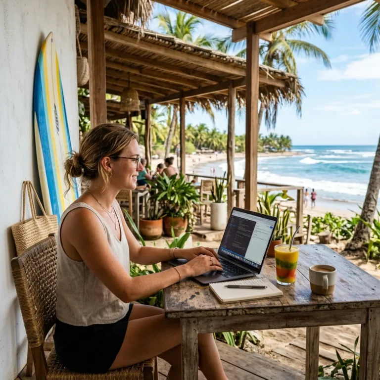 Guanacaste para Nómadas Digitales 2026: Coworking, Internet, Comunidad y Costos